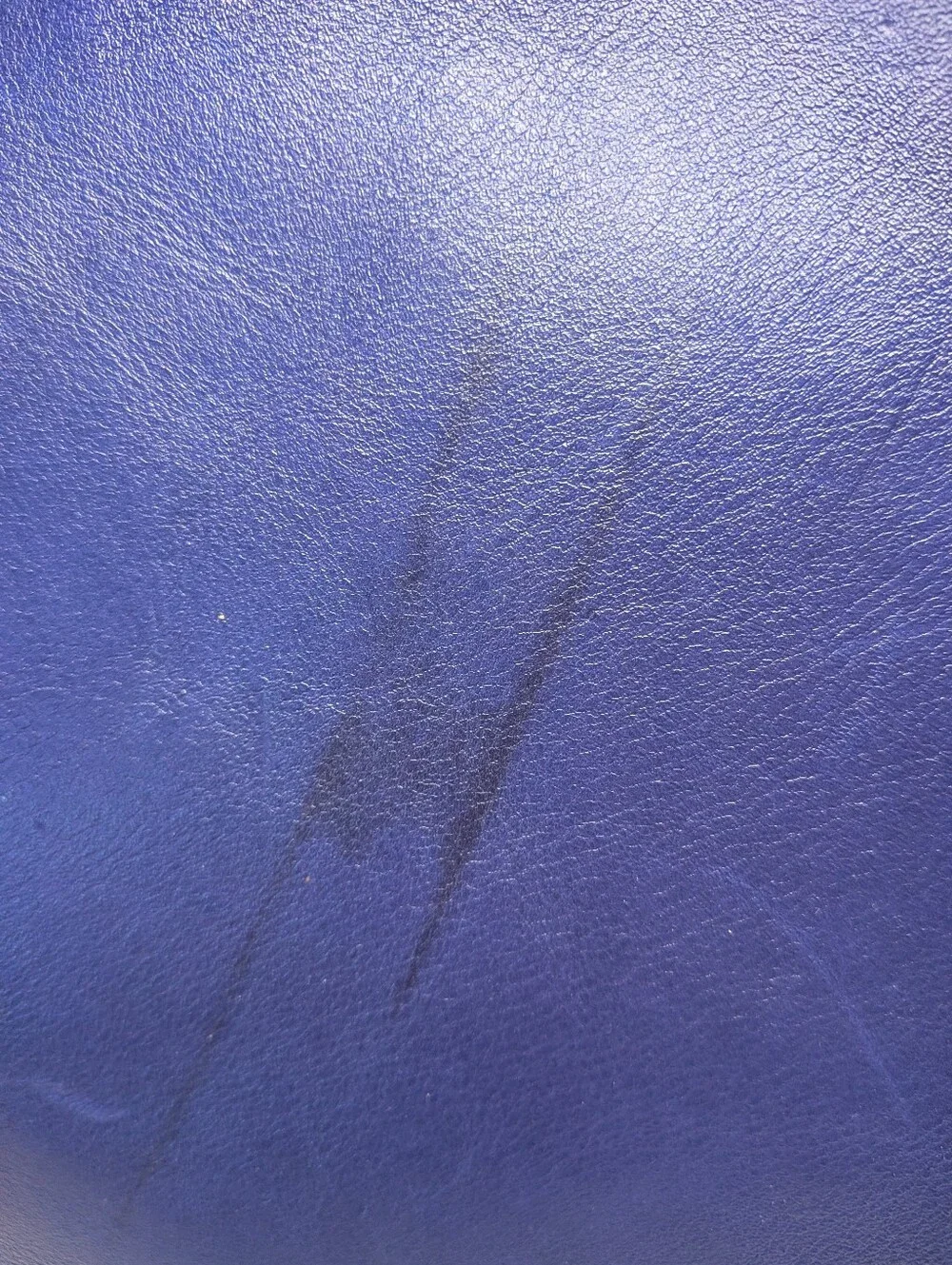 Portland Leather Goods Large Cobalt Blue Zipper Tote Bag